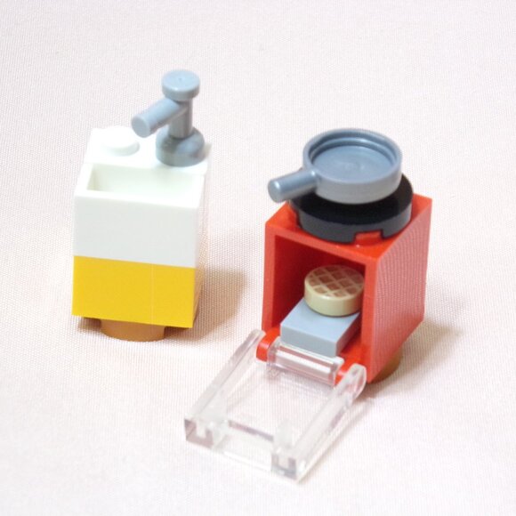 LEGO Animal Crossing Furniture Set -Bed Clock Table Chairs Sink Oven Stove 77049 - Picture 6 of 8